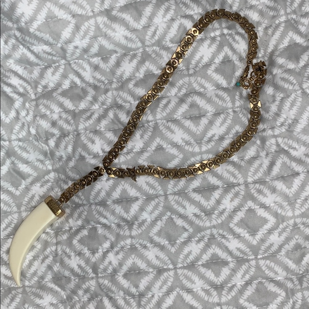 Lucky brand necklace with horn